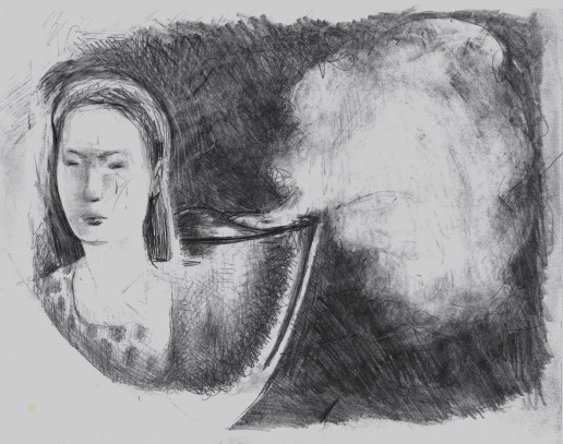 Gregg Williard Alone 3, pencil